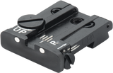 Browning Hi-Power Vigilante alza ajustable | puntos blancos
