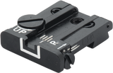 Browning Hi-Power Vigilante alza ajustable | líneas blancas