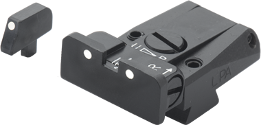 Colt Series 80 miras ajustables | puntos blancos
