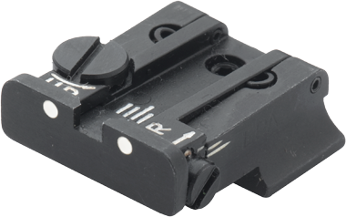CZ 75 [75B 75 SP-01 P-01] alza ajustable | puntos blancos