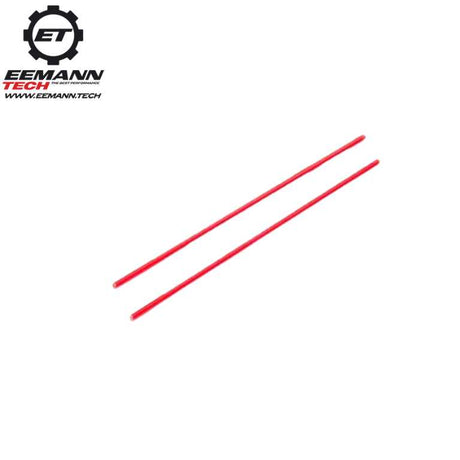 Varilla de repuesto de fibra óptica | 2 uds - Roja 1.0 mm