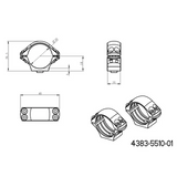 Base táctica Picatinny QD de 30 mm anillas para visor | de largo 