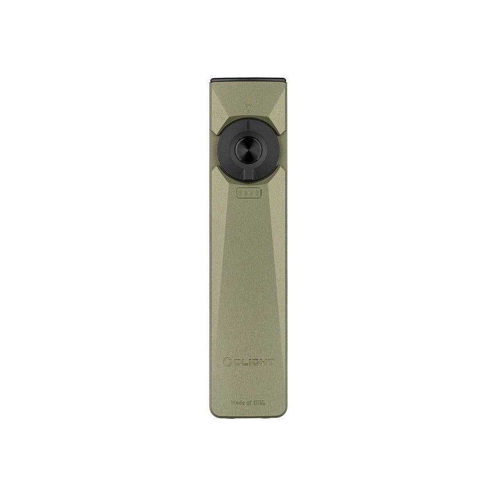 Olight Arkfeld Ultra | linterna EDC plana 3 en 1 | 1.400 lm - Olive Green