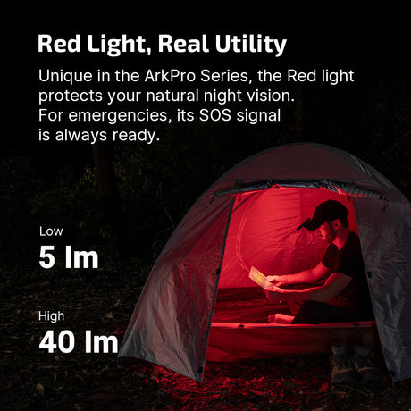 Olight ArkPro Lite | linterna EDC plana 3 en 1 | 1.200 lm