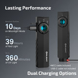 Olight ArkPro Lite | linterna EDC plana 3 en 1 | 1.200 lm