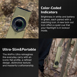 Olight ArkPro Ultra | linterna EDC plana 4 en 1 | 1.700 lm - Olive Green