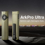 Olight ArkPro Ultra | linterna EDC plana 4 en 1 | 1.700 lm - Olive Green