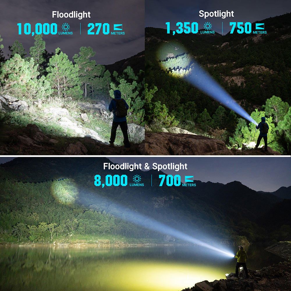 Olight Marauder 2 Mini | potente linterna recargable | 10.000 lm