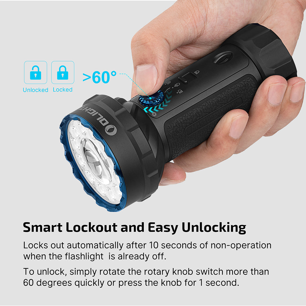 Olight Marauder 2 Mini | potente linterna recargable | 10.000 lm