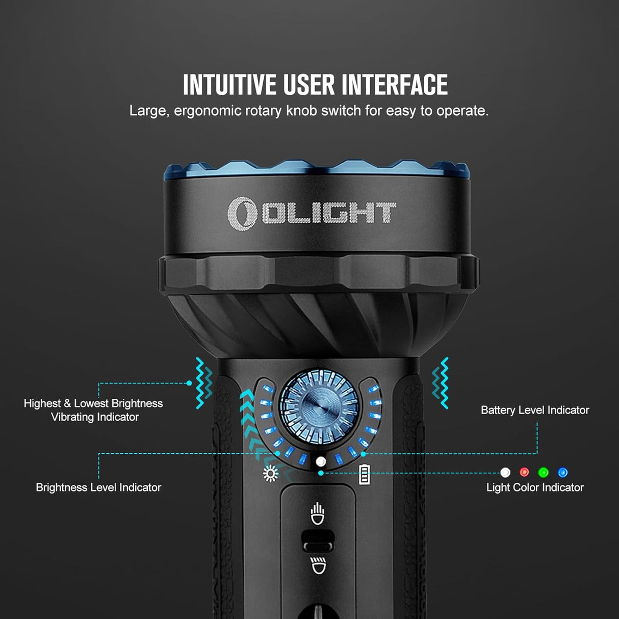 Olight Marauder Mini | linterna recargable multicolor | 7.000 lm