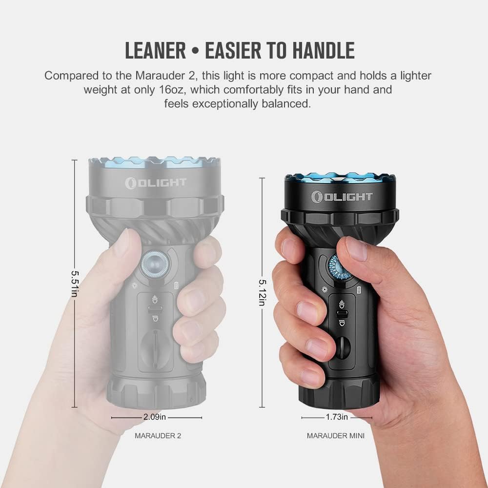 Olight Marauder Mini | linterna recargable multicolor | 7.000 lm