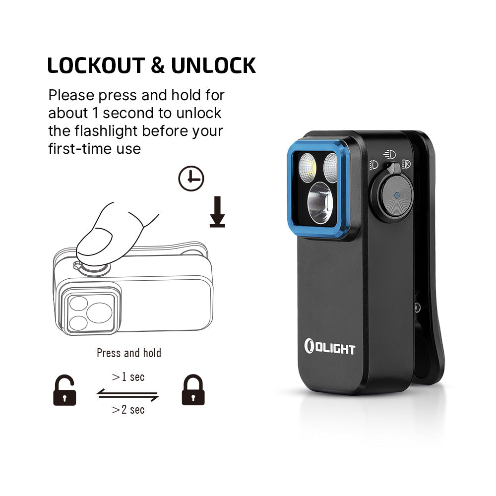 Olight Oclip Pro | linterna de clip multifuncional | 500 lm