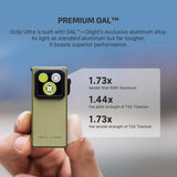 Olight Oclip Ultra | linterna EDC con clip 3 en 1 | 530 lm - Olive Green
