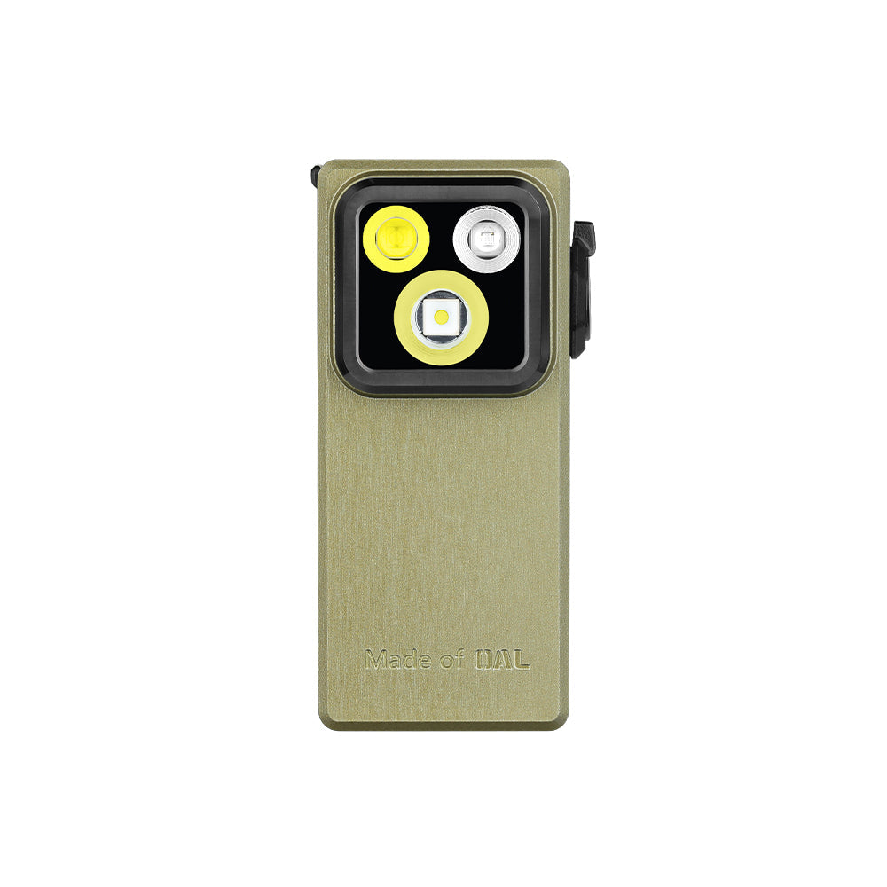 Olight Oclip Ultra | linterna EDC con clip 3 en 1 | 530 lm - Olive Green