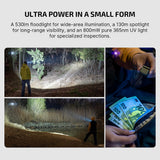 Olight Oclip Ultra | linterna EDC con clip 3 en 1 | 530 lm - Olive Green
