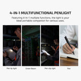 Olight O’Pen 3 | bolígrafo linterna multifuncional | 120 lm + láser verde - Negro