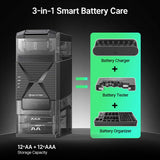 Olight Ostation 2 | cargador inteligente de baterías AA/AAA | 3-en-1