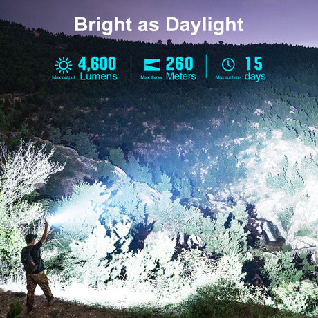 Olight Seeker 4 Pro | linterna de alta potencia | 4.600 lm