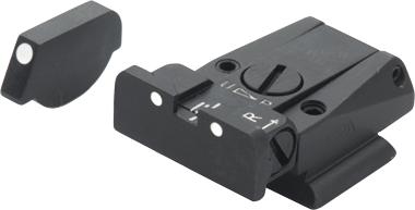 Ruger P91 - P97 miras ajustables | puntos blancos