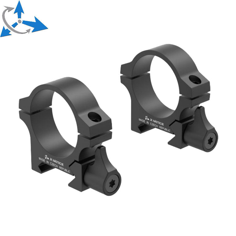 anillas de visor de 30mm | base Picatinny con palanca