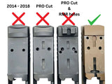 Sig P320 [models with removable rear sight] Placa adaptadora | huella Shield RMSc