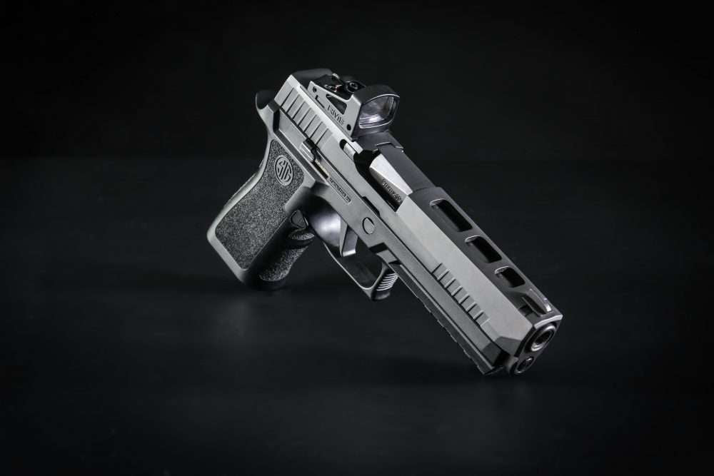 Sig P320 [models with removable rear sight] Placa adaptadora | huella Shield RMSc