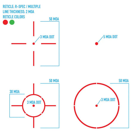 Sightmark Ultra Shot R-Spec Reflex Sight mira de punto rojo