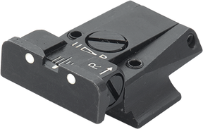 Smith & Wesson [Cal. 9 Cal. 40 3rd Gen & 1911E Cal. 45] alza ajustable | puntos blancos