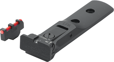 Smith & Wesson revólver [686 629 19 66 586 & other] miras ajustables | fibra óptica