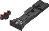 Smith & Wesson revolver [686 629 19 66 586 & other] miras ajustables listas para mira de punto rojo | fibra óptica
