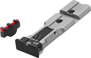 Smith & Wesson revolver [686 629 19 66 586 & other] mira de punto rojo ready miras ajustables | fibra óptica