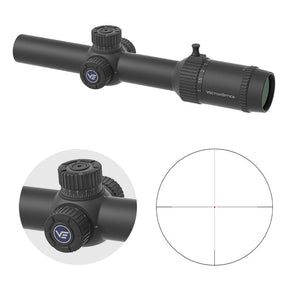 Vector Optics Forester 1-8x24 Fiber SFP visor para rifle