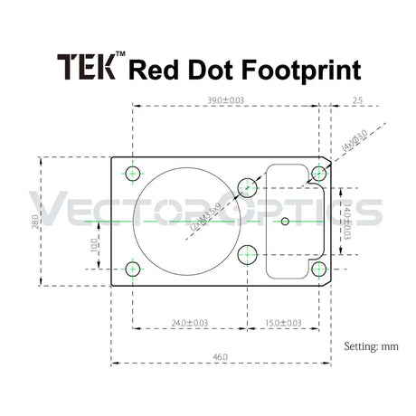 Vector Optics Frenzy 1x17x24 mira de punto rojo