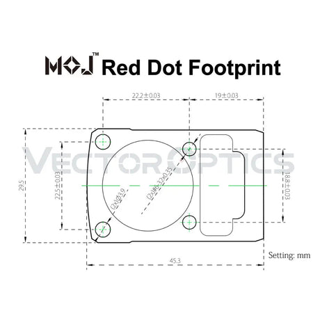 Vector Optics Frenzy 1x22x26 MOS mira de punto rojo